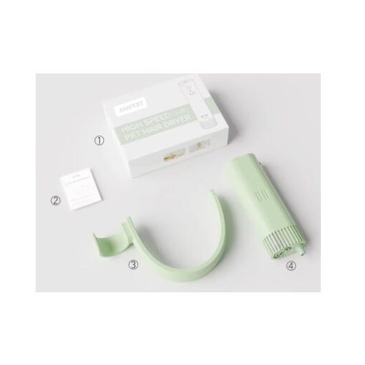 Profi Groomer - extrem leiser 1400 Watt Hochgeschwindigkeits-Haartrockner für Haustiere – Bild 3